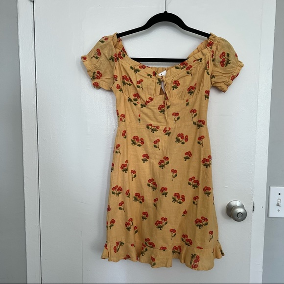 NWT URBAN OUTFITTERS CHERRY DRESS 🍒 - Picture 1 of 4